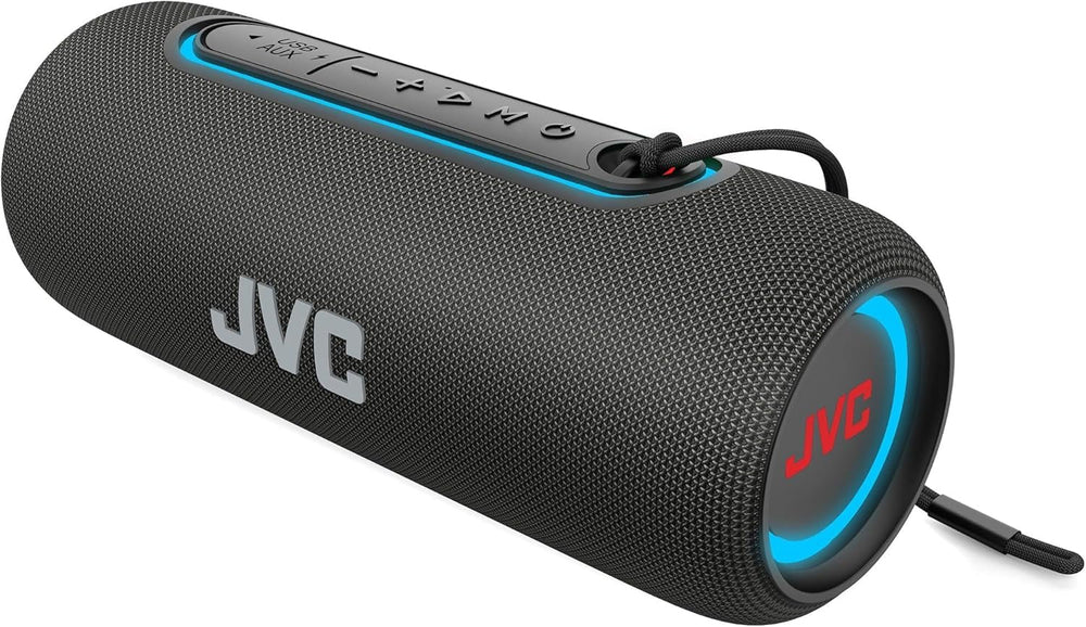 Illuminated Portable Wireless Speaker with 20W Max Outputs, Dynamic Sound, Bluetooth 5.0, TWS Capability, USB-C, IPX5, AUX In, up to 5-Hour Battery Life - SPPA5BTB (Black)
