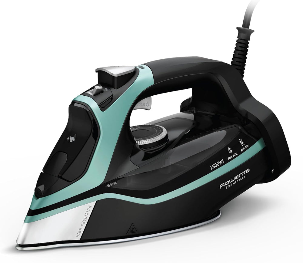 Rowenta Steam Force | Plancha 1800W con Suela Láser Microsteam HD