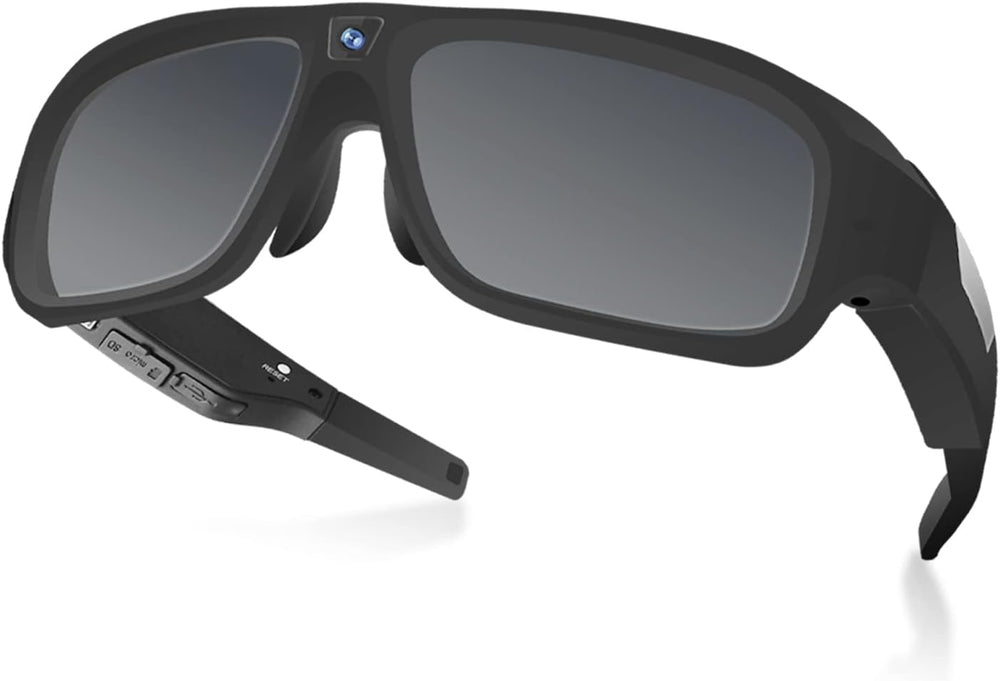 Lentes de sol con cámara 2K HD para video, deportivas