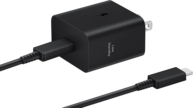 Samsung 45W Wall Charger - Super Fast Charging 2.0 with USB-C Cable