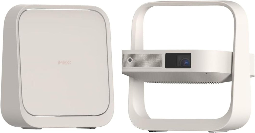 XGIMI Elfin Flip, 1080P DLP Projector, Licensed Netflix, Integrated Adjustable Stand, 400 ISO Lumens, Screen Adaptation, Integrated 2 X 3W Speakers, Wifi, Bluetooth