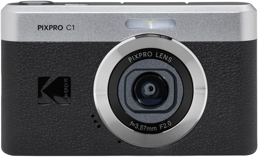 Kodak Cámara Digital PIXPRO C1 – Estilo Retro 13MP con Pantalla Selfie Abatible 180° y Video Full HD