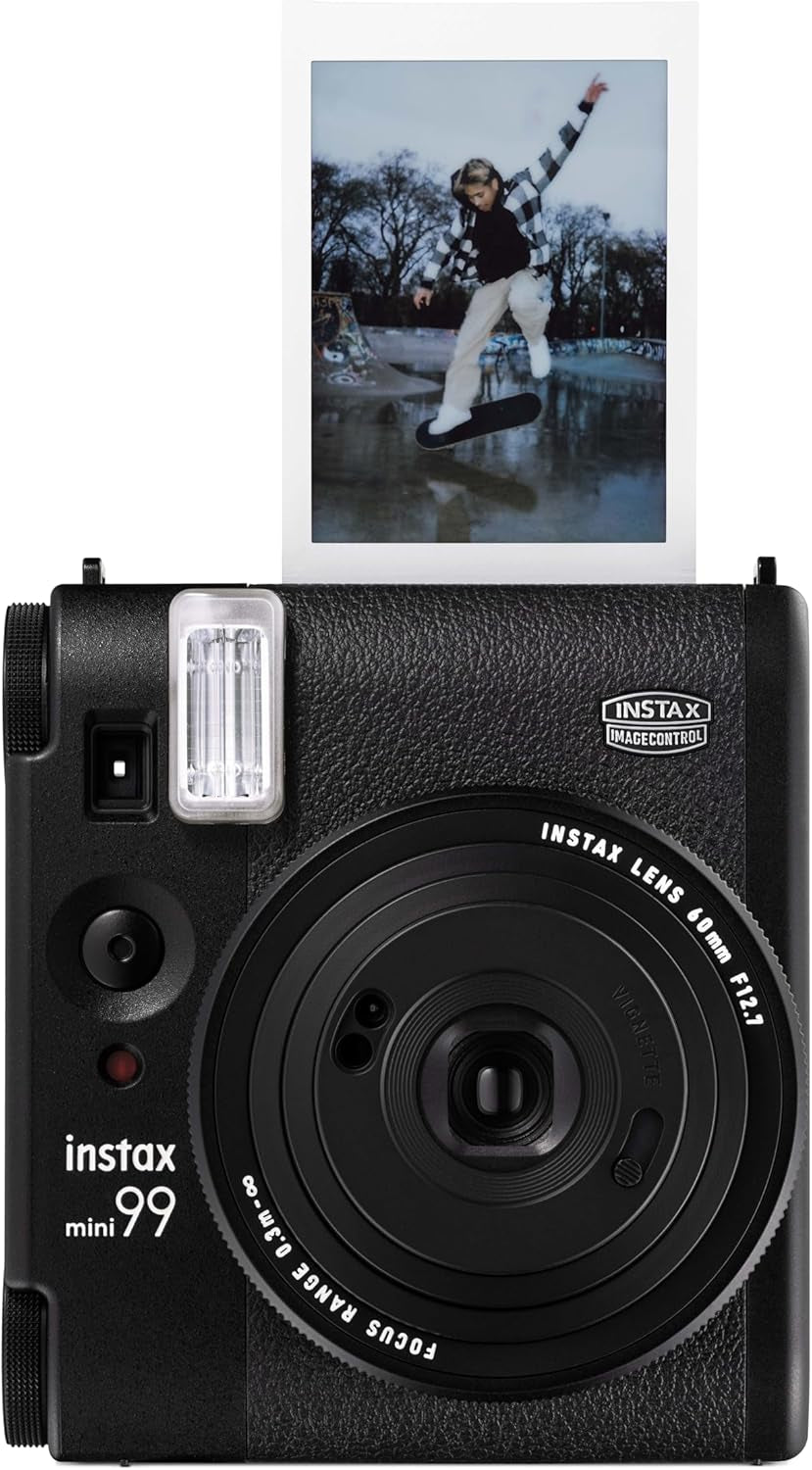 Cámara Instantánea Fujifilm Instax Mini 99 – Premium Analógica con 6 Efectos de Color, Control de Viñeta y Doble Exposición