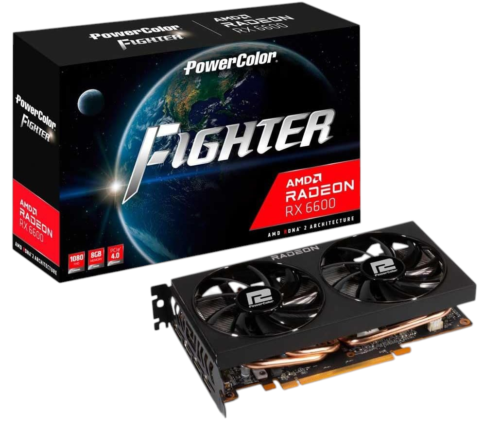 PowerColor Fighter AMD Radeon RX 6600 8GB GDDR6