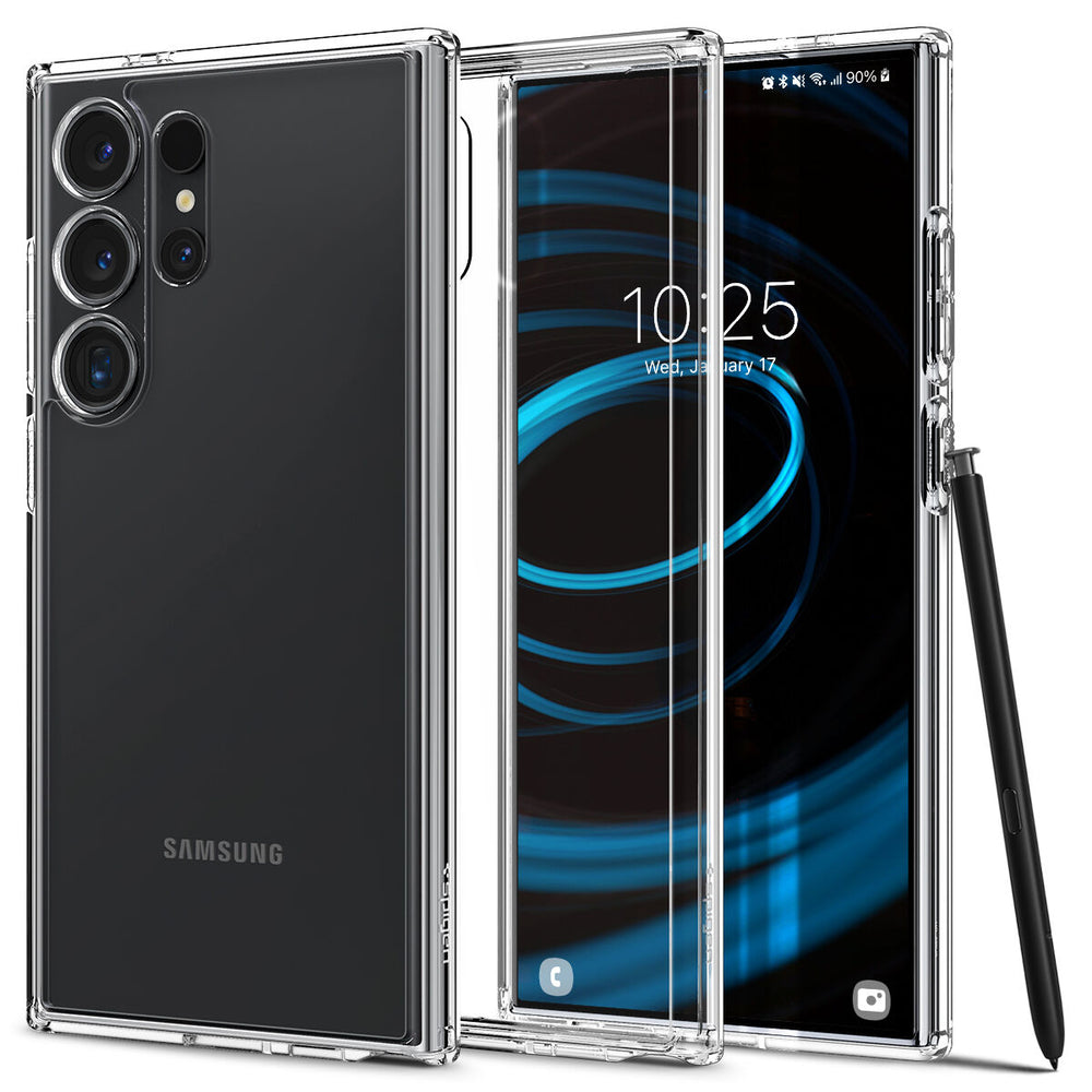 Carcasa Spigen S24 Ultra (protección militar) Transparente