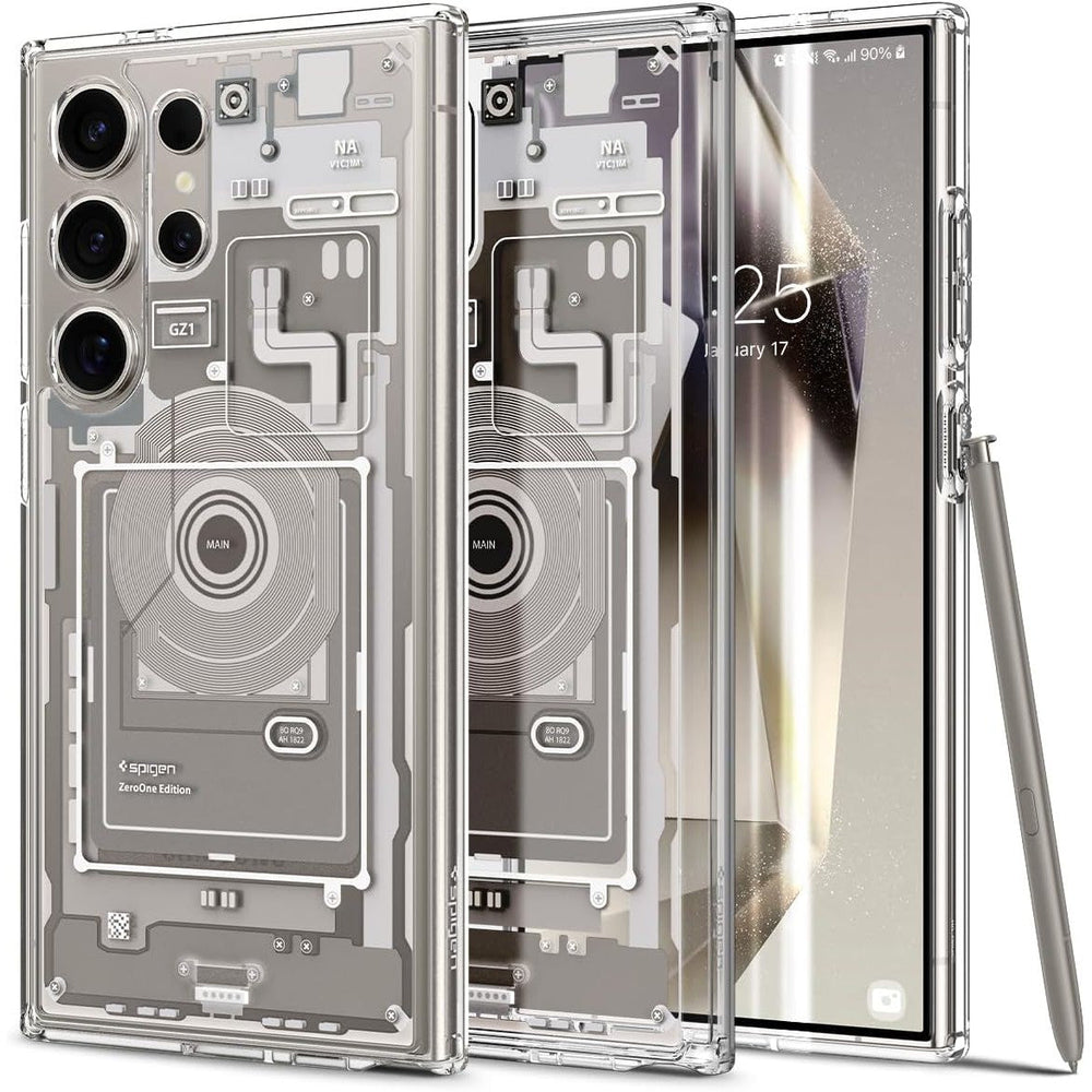 Carcasa Spigen S24 Ultra (protección militar) Zero One Titanio