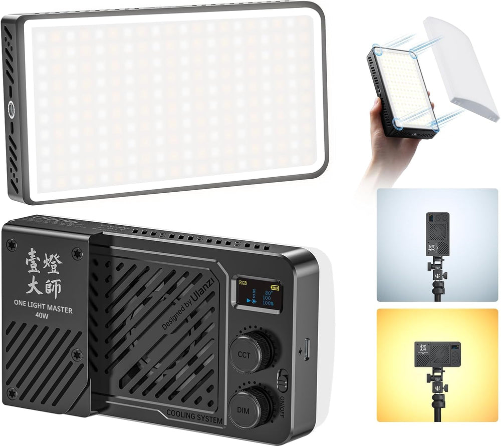 Ulanzi 40W Portable Pro Series LED Light | RGB / Bi-Color