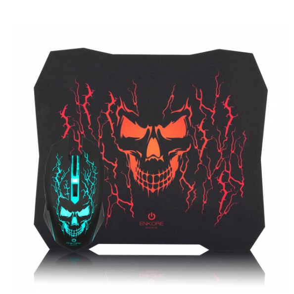 Kit Mouse Gamer + Mouse Pad Diseño - G1005 - IMPULSO