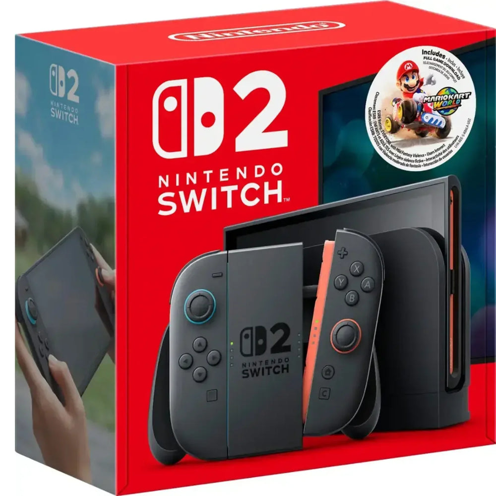 Nintendo Switch 2 con Mario Kart World.