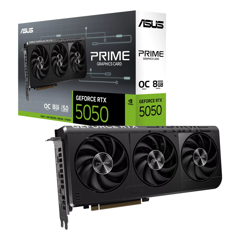 ASUS Prime GeForce RTX 5050 8GB GDDR6 OC Edition GPU
