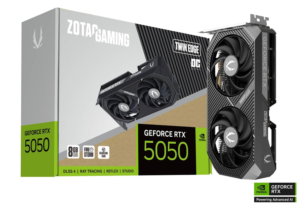 ZOTAC GAMING GeForce RTX 5050 Twin Edge OC GPU