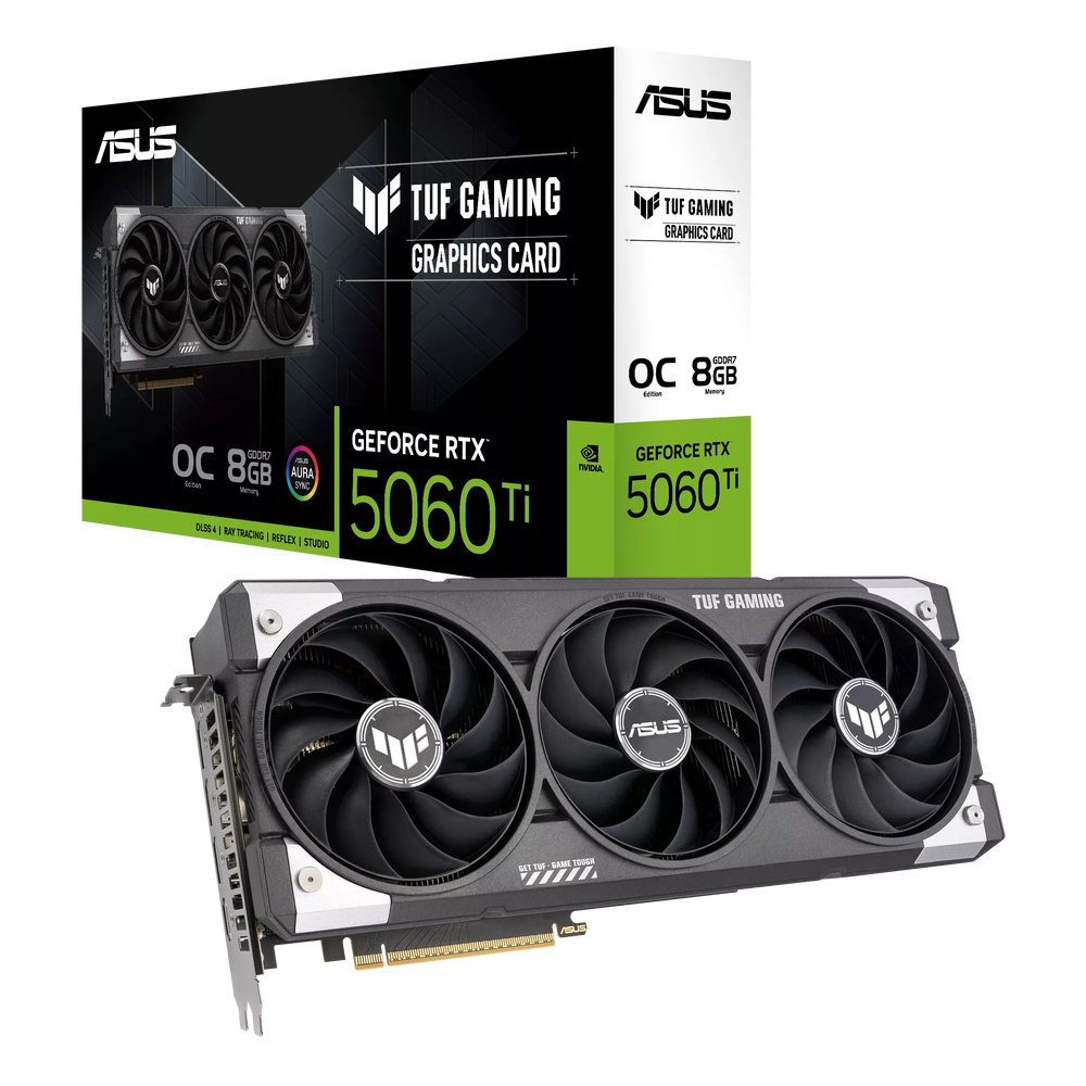 ASUS TUF Gaming GeForce RTX 5060 Ti 8GB GDDR7 OC Edition GPU