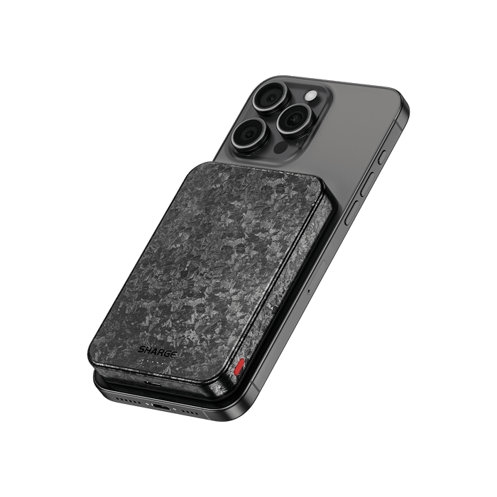 Sharge CarbonMag Power Bank Inalámbrico 10.000 Mah - Carbón