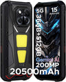 DOOGEE V MAX Play 5G Version Global  Celular Indestructible con Proyector y Batería 20500mAh | 36GB RAM + 512GB, 200MP de Camara
