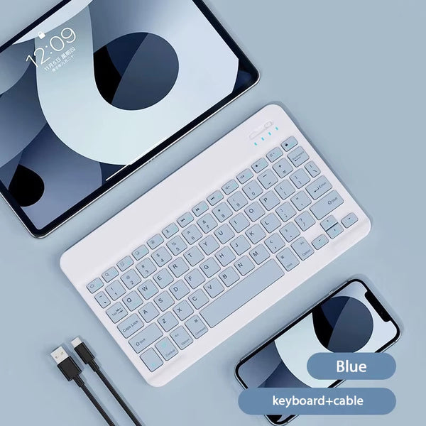 Teclado Magnético de 10 Pulgadas para iPad - Teclado Bluetooth Recargable compatible