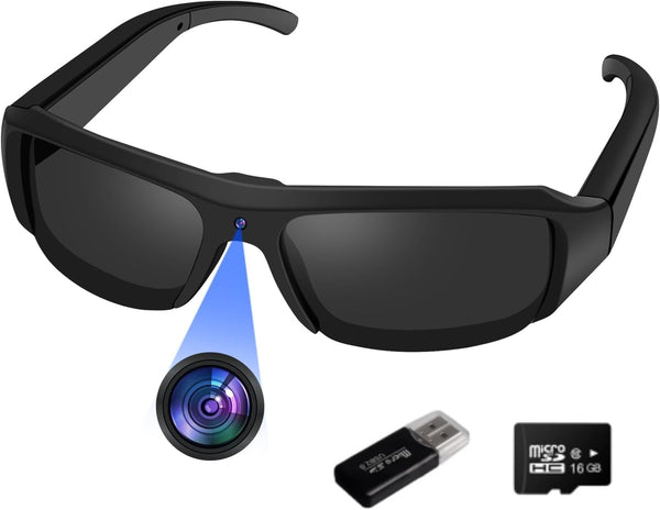 Camera sunglasses, Sports action glasses, 1080P video camera