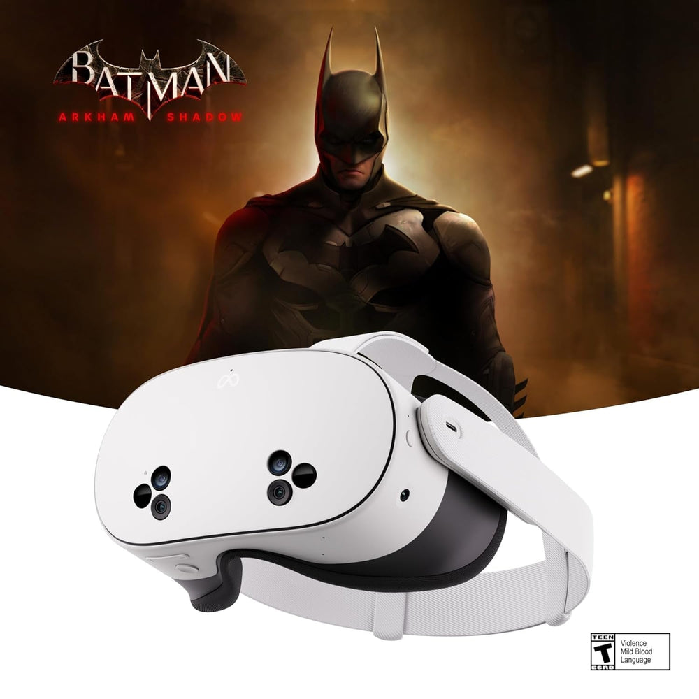 Meta Quest 3S 256 GB | Batman: Arkham Shadow Included — Over 30 Games Included with Horizon+ Access with Starter Bundles — Play More for Less