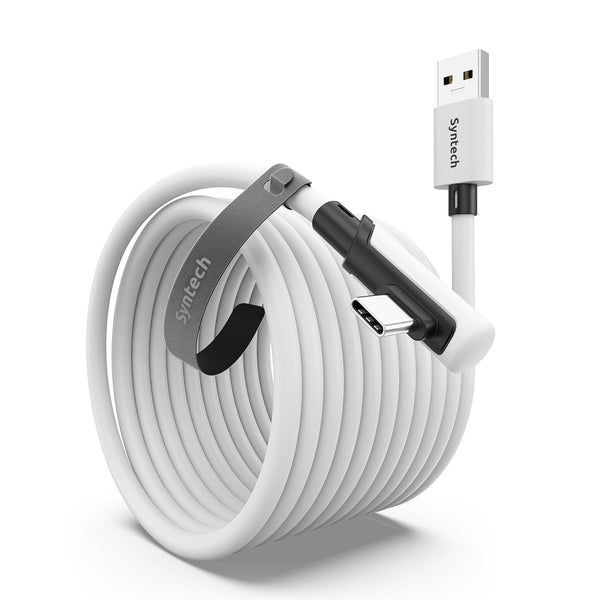 Link Cable 20 FT Compatible with Oculus/Meta Quest 3/Meta Quest 2/Pro/Pico 4/Ultra Accessories and PC/SteamVR, High-Speed PC Data Transfer, USB 3.0 to USB C Cable for VR Headset