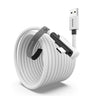 Link Cable 20 FT Compatible with Oculus/Meta Quest 3/Meta Quest 2/Pro/Pico 4/Ultra Accessories and PC/SteamVR, High-Speed PC Data Transfer, USB 3.0 to USB C Cable for VR Headset
