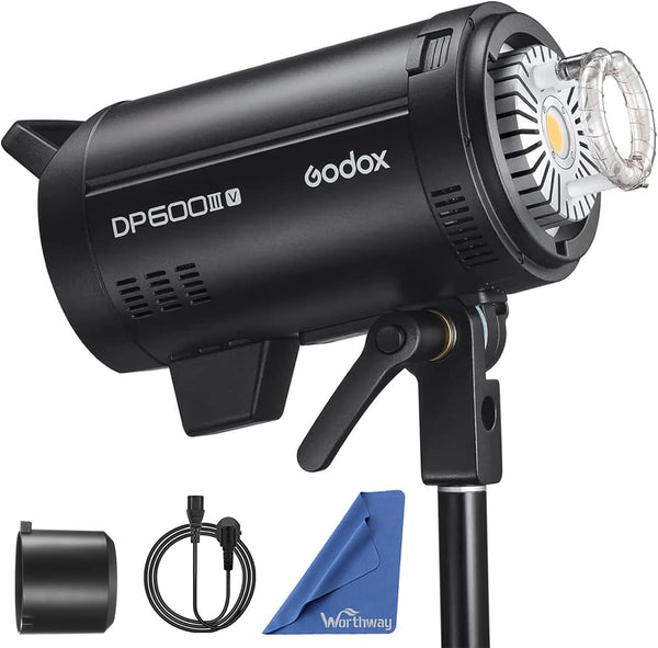 Godox DP600III-V Studio Flash 600Ws | 30W LED Light