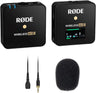 Wireless GO II Single Compact Digital Wireless Microphone System and Recorder (WIGOIIS) Bundle Lavalier II Omnidirectional Lavalier Mic and 3-Pack Foam Windscreen