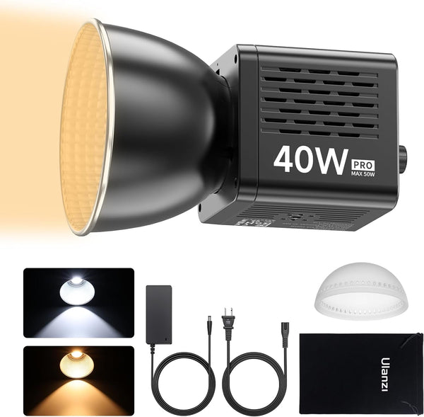 ULANZI Luz de video LED portátil de 40 W Pro