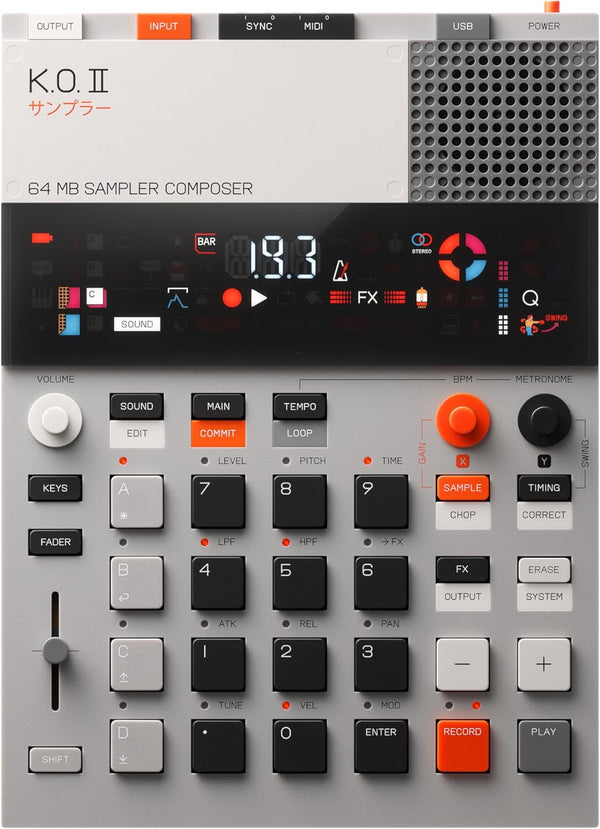 EP Sampler, Drum Machine and Sequencer with Built-In Microphone and Effects
