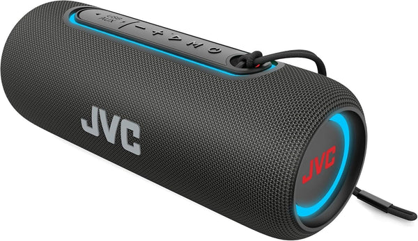Illuminated Portable Wireless Speaker with 20W Max Outputs, Dynamic Sound, Bluetooth 5.0, TWS Capability, USB-C, IPX5, AUX In, up to 5-Hour Battery Life - SPPA5BTB (Black)