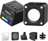 L2 COB RGB LED Video Light, 360° Full Color Portable Led Light for Camera Lighting, Magnetic Super Mini Cute Cube Light for Toy, Stop Motion and Micro Photography