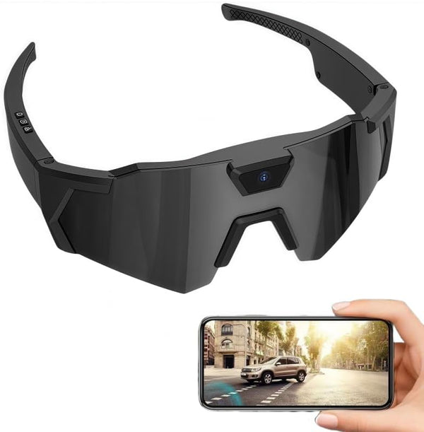 Smart Camera Glasses for Outdoor Sports, HD Video Recording