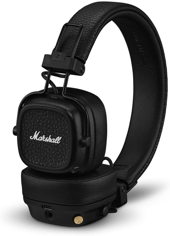 Marshall Major V | On-Ear Headphones | 100+ Hours and Wireless Charging