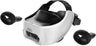 HTC Vive Pro Focus Plus 6DOF VR Headset Bundle - Almond White with Controllers, Face Cushion, QC 3.0 Charger & USB Type-C Cable
