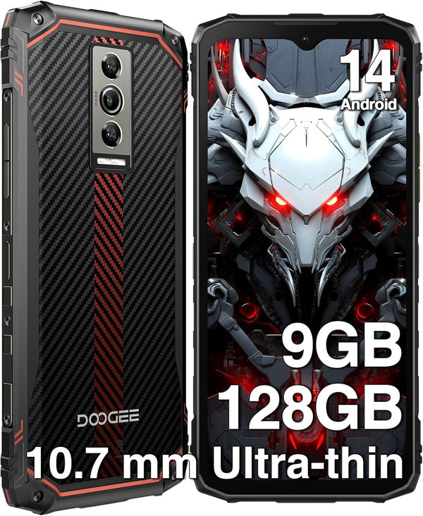 DOOGEE Blade 10 Version Global : Celular Indestructible Diseño Slim, Batería 5150mAh y 128GB