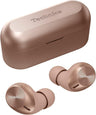 True Wireless Multipoint Bluetooth Earbuds with Microphone, Hi-Fi Sound, Clear Calls, Long Battery Life, Lightweight Comfortable Fit, Built-In Alexa, EAH-AZ40-N (Rose Gold)