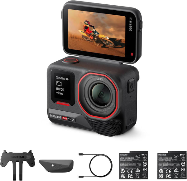 Insta360 Ace Pro 2 - 8K Waterproof Action Camera Co-Engineered with Leica
