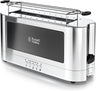 Premium Long Toaster | Black Glass Design and 6 Levels