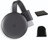 Chromecast - HDMI Streaming Device - Stream Shows, Music, Photos, and Sports from Your Phone to Your TV, Includes Case and Cleaning Cloth (Japanese Version) - US Compatible