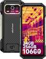 Armor 27T plus 4G Rugged Phone, Thermal Imaging 64MP+50MP Camera, 24GB+256GB MTK Helio G99, 10600Mah(33W), 30W Wireless Charging, 6.78" FHD+ 120Hz Corning Gorilla Screen, IP68/69K, Android 15
