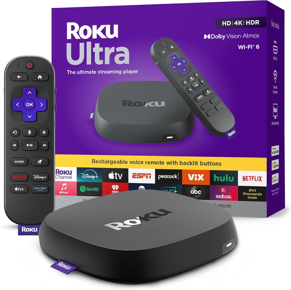 Roku Ultra - Ultimate Streaming Player - 4K Streaming Device for TV with HDR10+