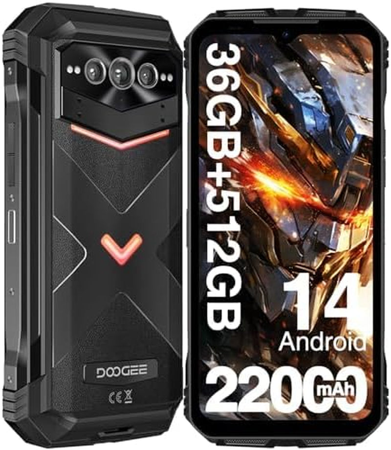 DOOGEE V Max Plus Global Version Indestructible Smartphone with 200MP Camera | 22000mAh and 36GB