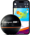Deeper PRO+ 2 Fish Finder – Integrated GPS, Shoreline Mapping, and 3 Sonar Beams