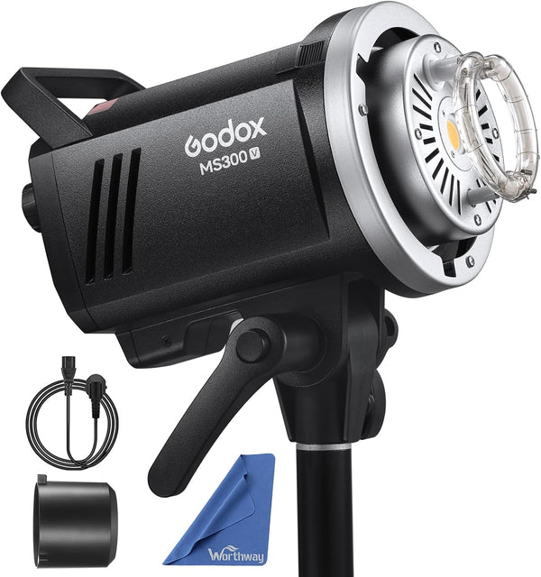 Godox MS300-V 300W Studio Flash | LED Light and Bowens Mount