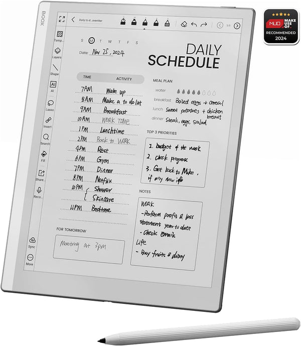 BOOX Tablet Go 10.3: Ereader E Ink B/N de 10.3", 300 PPI, Sin Luz Frontal, 4GB/64GB
