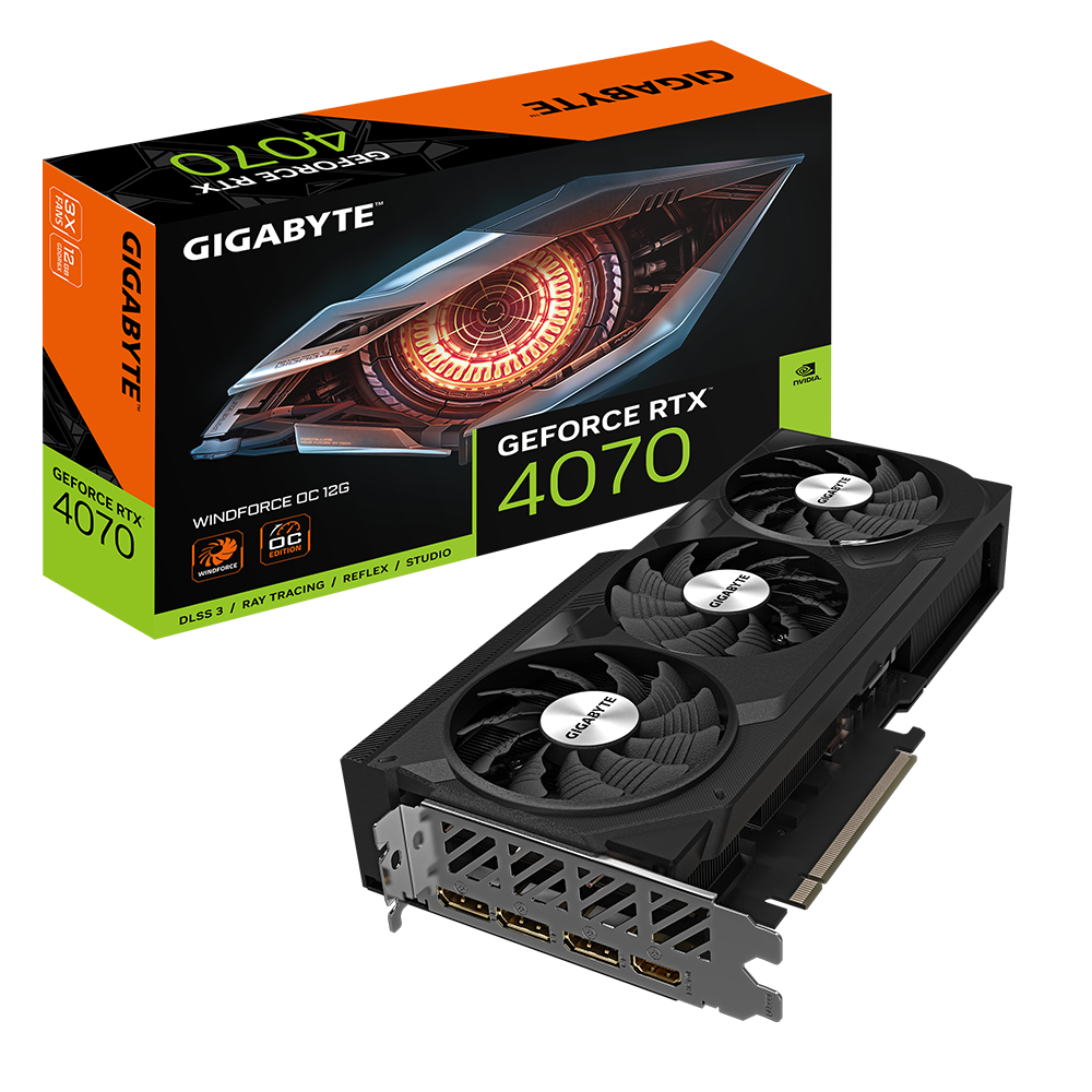 Gigabyte GeForce RTX 4070 WINDFORCE OC 12G