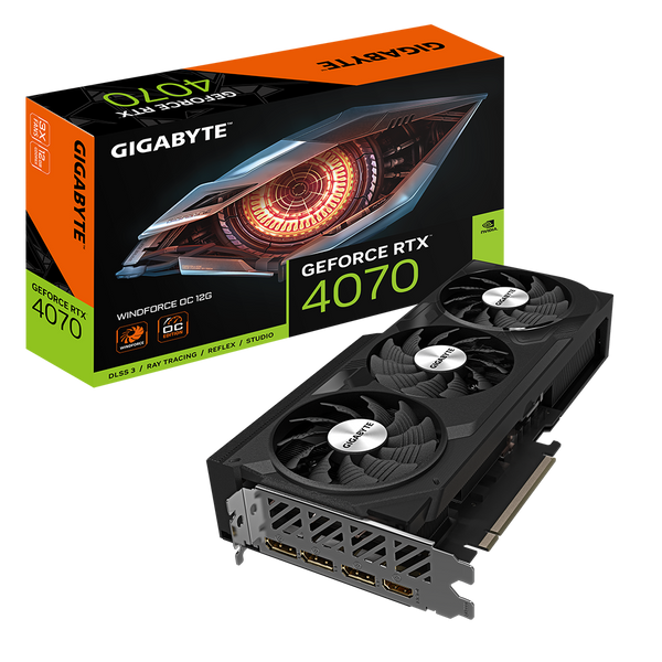 Gigabyte GeForce RTX 4070 WINDFORCE OC 12G