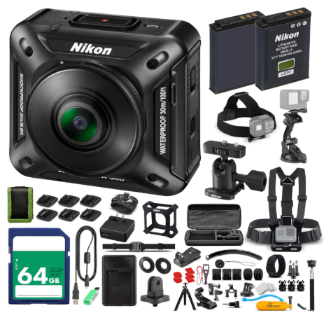 Nikon KeyMission 360 - Paquete de cámara de acción 4K