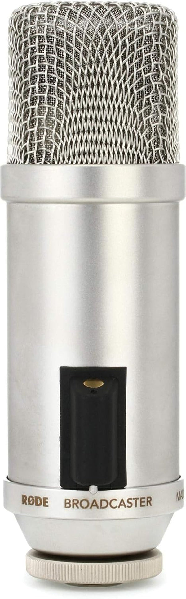 Broadcaster Large-Diaphragm Condenser Microphone, Silver