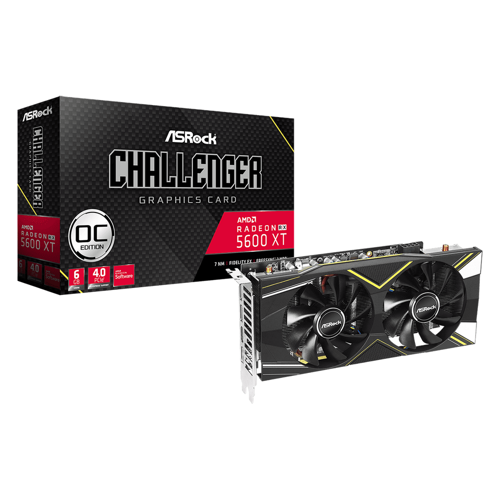 ASRock Radeon RX 5600 XT Challenger D 6G OC [Seminuevo]