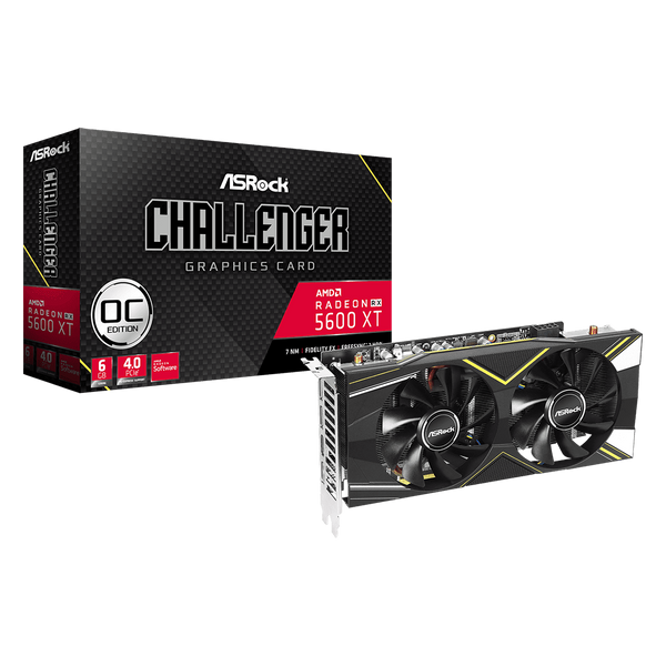 ASRock Radeon RX 5600 XT Challenger D 6G OC [Seminuevo]