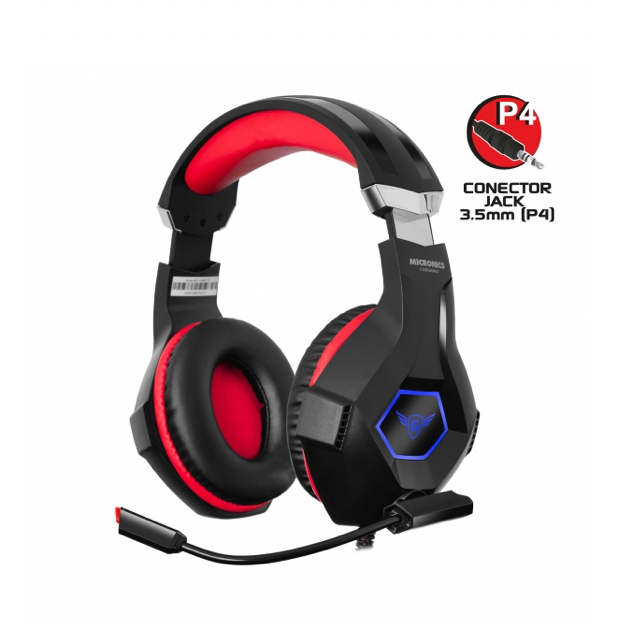 Audífonos Gamer con luces - Corsario HG805P4 - MICRONICS